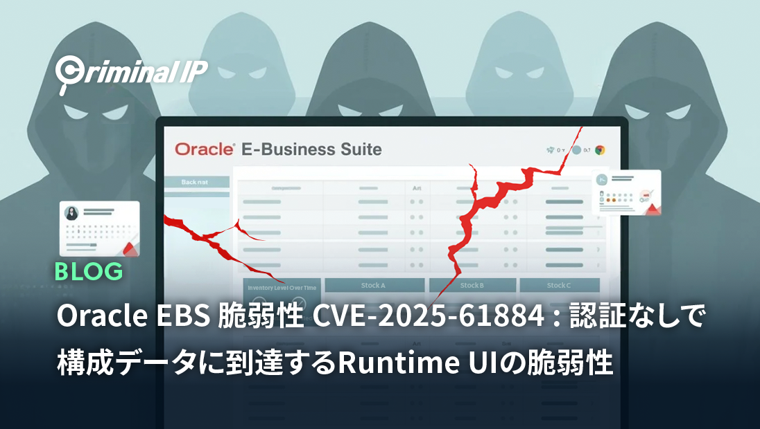 Oracle EBS 脆弱性 CVE-2025-61884 : 認証なしで構成データに到達する